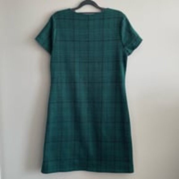 Black Plaid Mini Dress - Picture 2 of 3